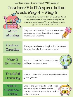 Teacher/Staff Appreciation